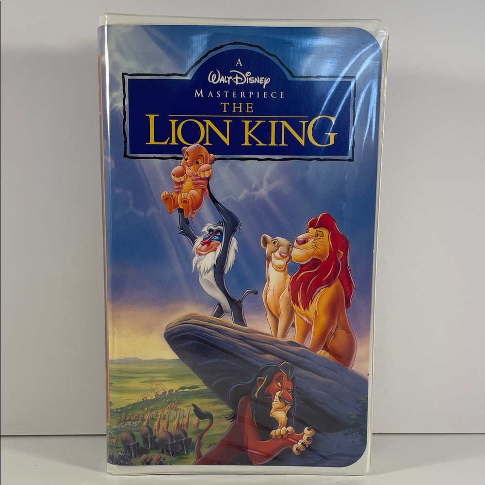 Disney The Lion King VHS Tape - Blue and Yellow